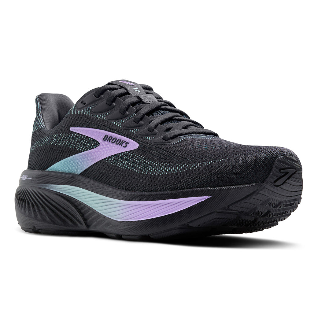 Womens Brooks Running Ghost 17 in Grey/Clearwater/Purple – Lucky Shoes