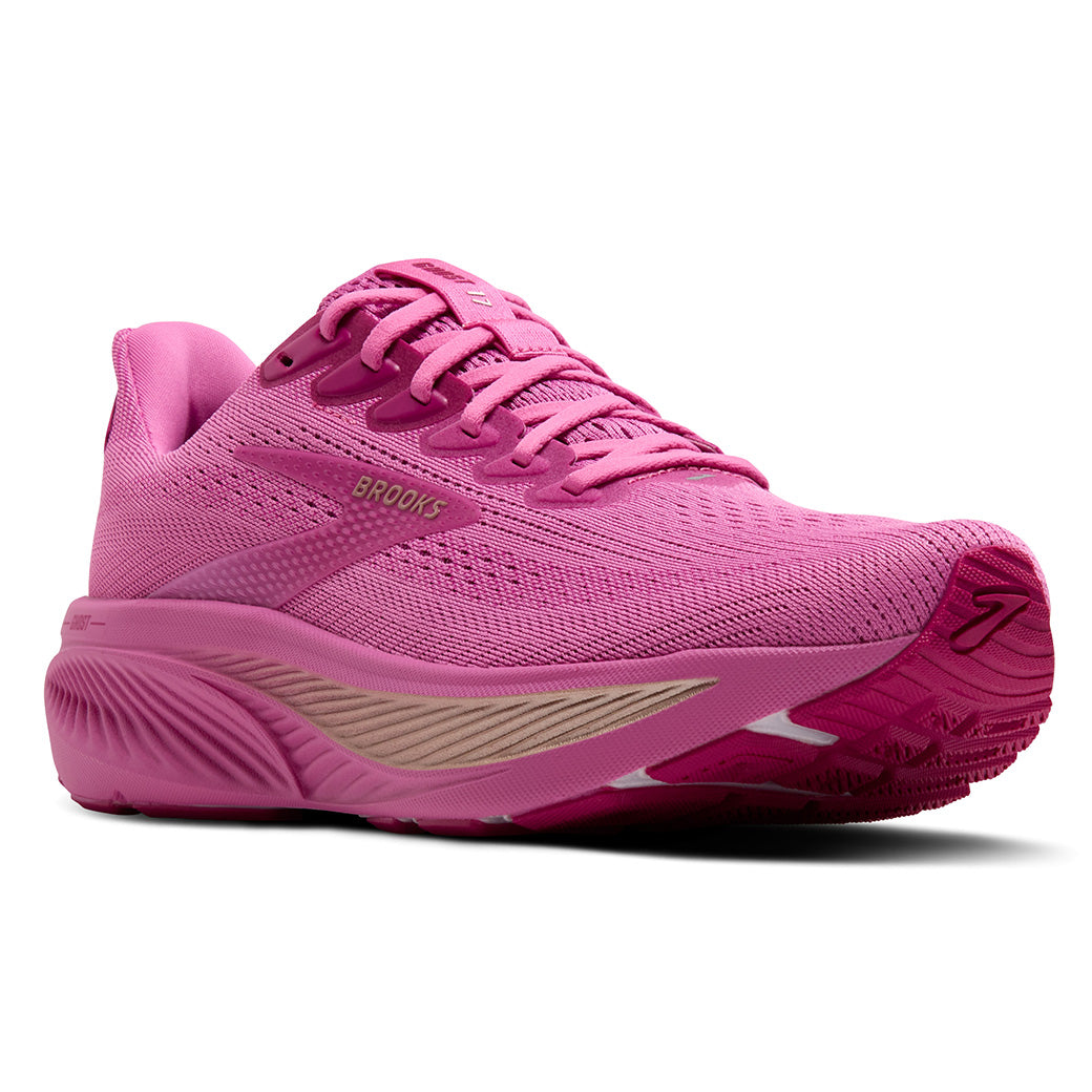 Womens Brooks Running Ghost 17 in Pink/Fuchsia/Gold – Lucky Shoes