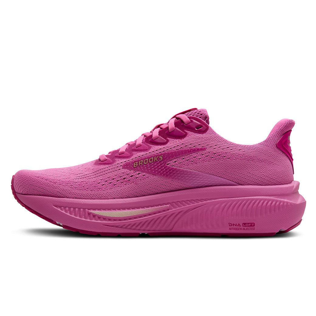 Womens Brooks Running Ghost 17 in Pink/Fuchsia/Gold – Lucky Shoes