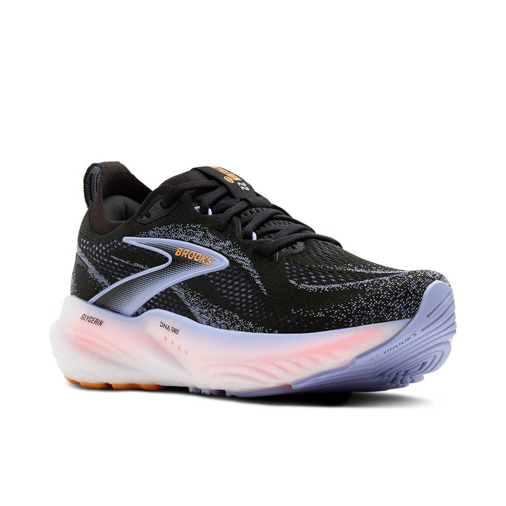 Brooks Running Glycerin 22 Black/Blue Heron/Orange