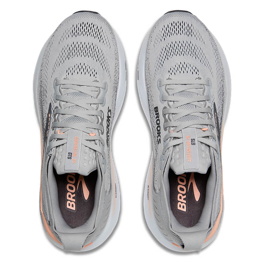 Womens Brooks Running Adrenaline GTS 25 in Grey/Blackened Pearl