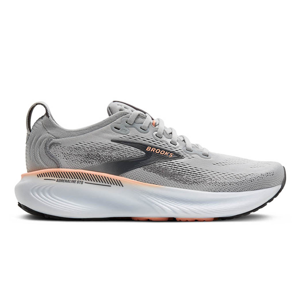 Womens Brooks Running Adrenaline GTS 25 in Grey/Blackened Pearl