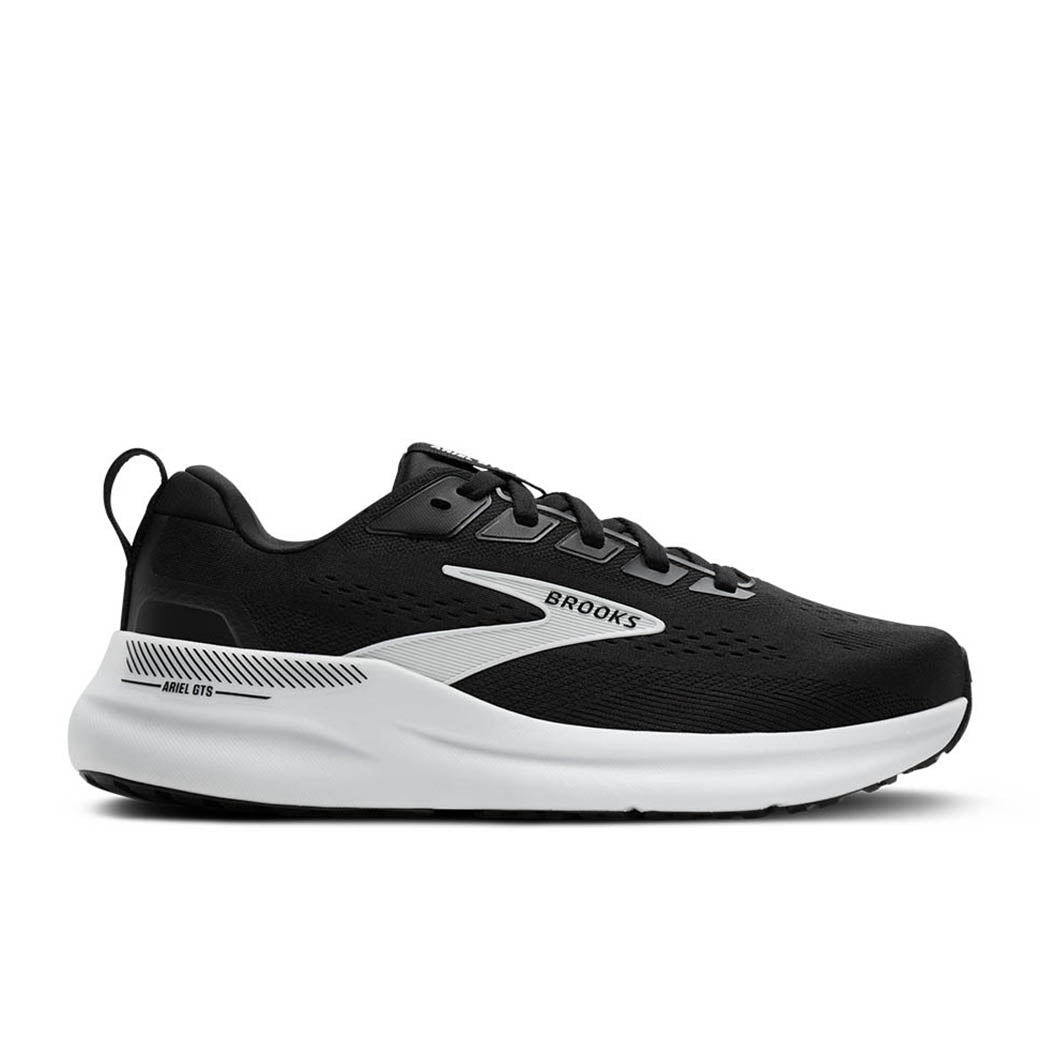 Womens Brooks Running Ariel GTS 26 in Black/Grey/White