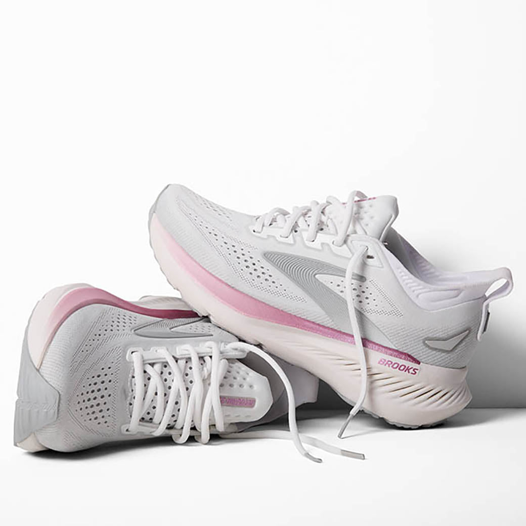 Brooks Running Glycerin 23 White/ Harbor Mist/Metallic
