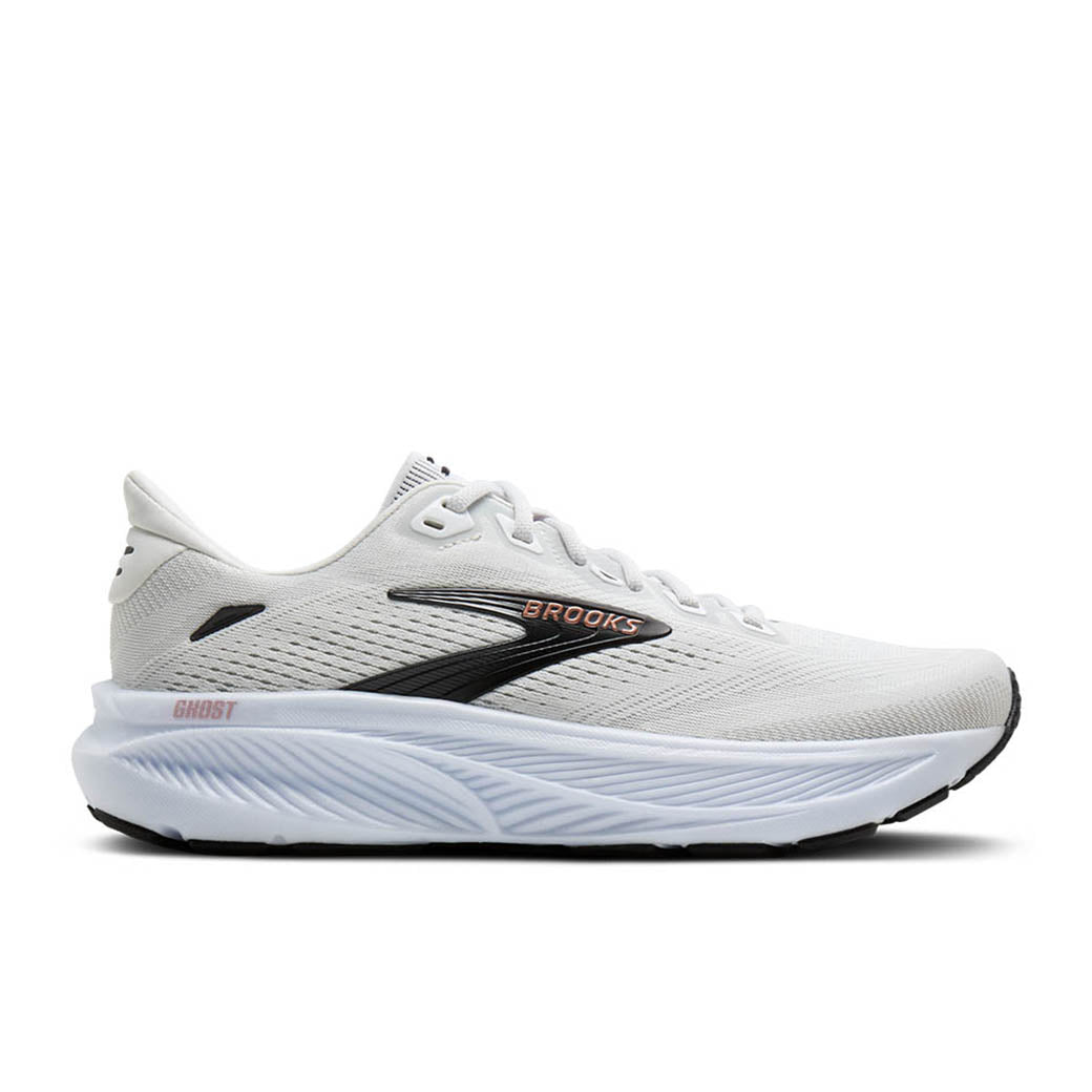 Brooks Running Ghost 18 White/Black/Rose Gold