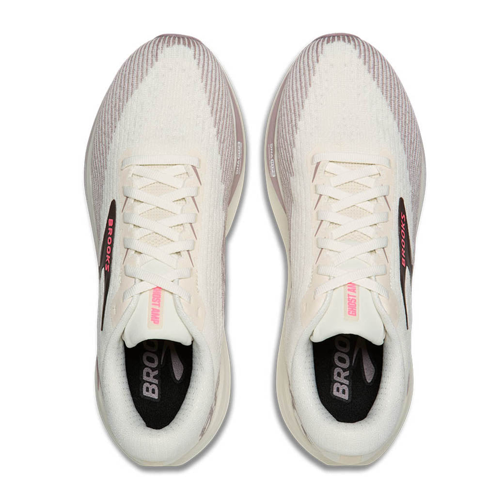 Brooks Running Ghost Amp Arctic Wolf/Dove/Pink