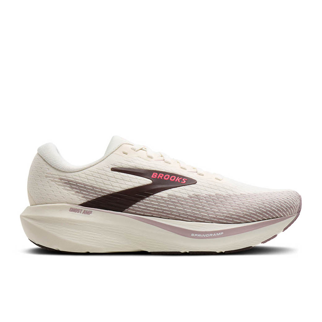 Brooks Running Ghost Amp Arctic Wolf/Dove/Pink