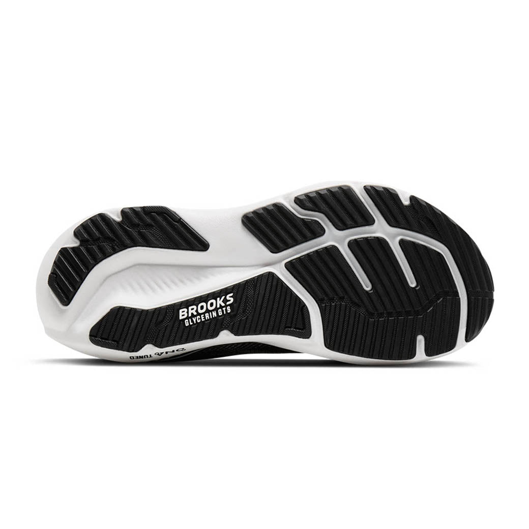 Womens Brooks Running Glycerin GTS 23 in Black/Grey/White