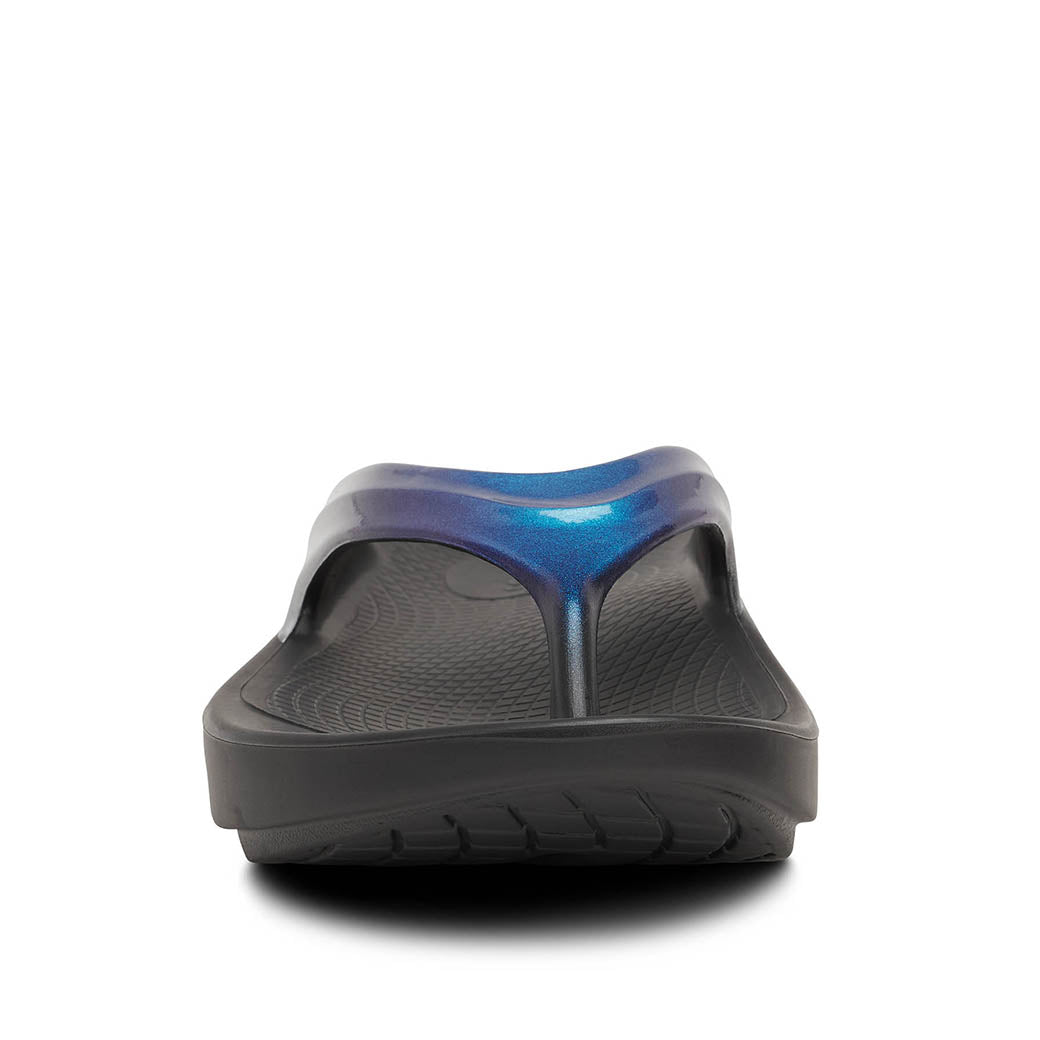 Oofos Oolala Luxe Shimmer Blue