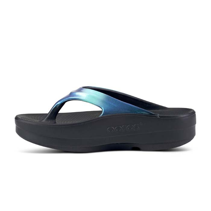 Womens Oofos Oomega Oolala Luxe in Atlantis – Lucky Shoes
