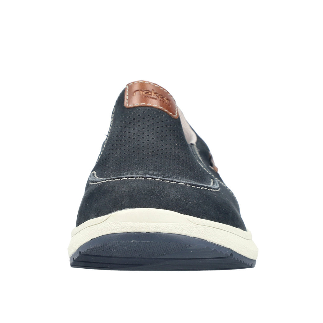 Mens Rieker Reinhard 68 in Pazifik/Amaretto