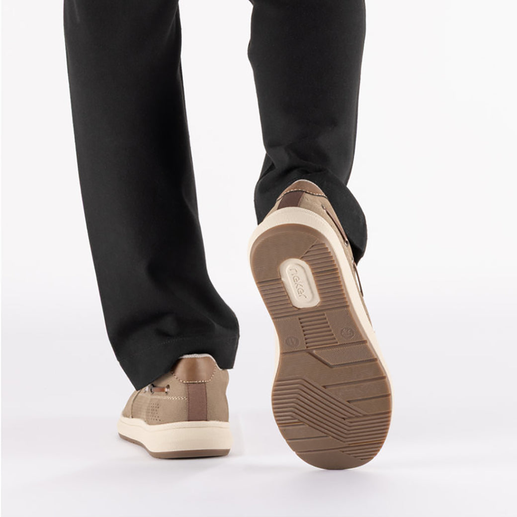 Mens Rieker Reinhard 68 in Pfeffer/Nuss
