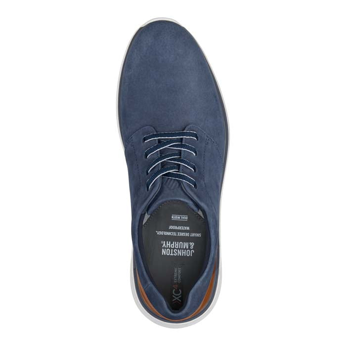 Mens Johnston & Murphy XC4 Prentiss 2 Plain Toe in Navy – Lucky Shoes
