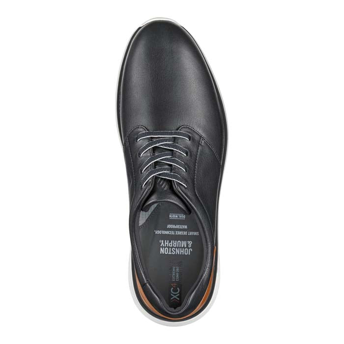 Mens Johnston & Murphy XC4 Prentiss 2 Plain Toe in Black – Lucky Shoes