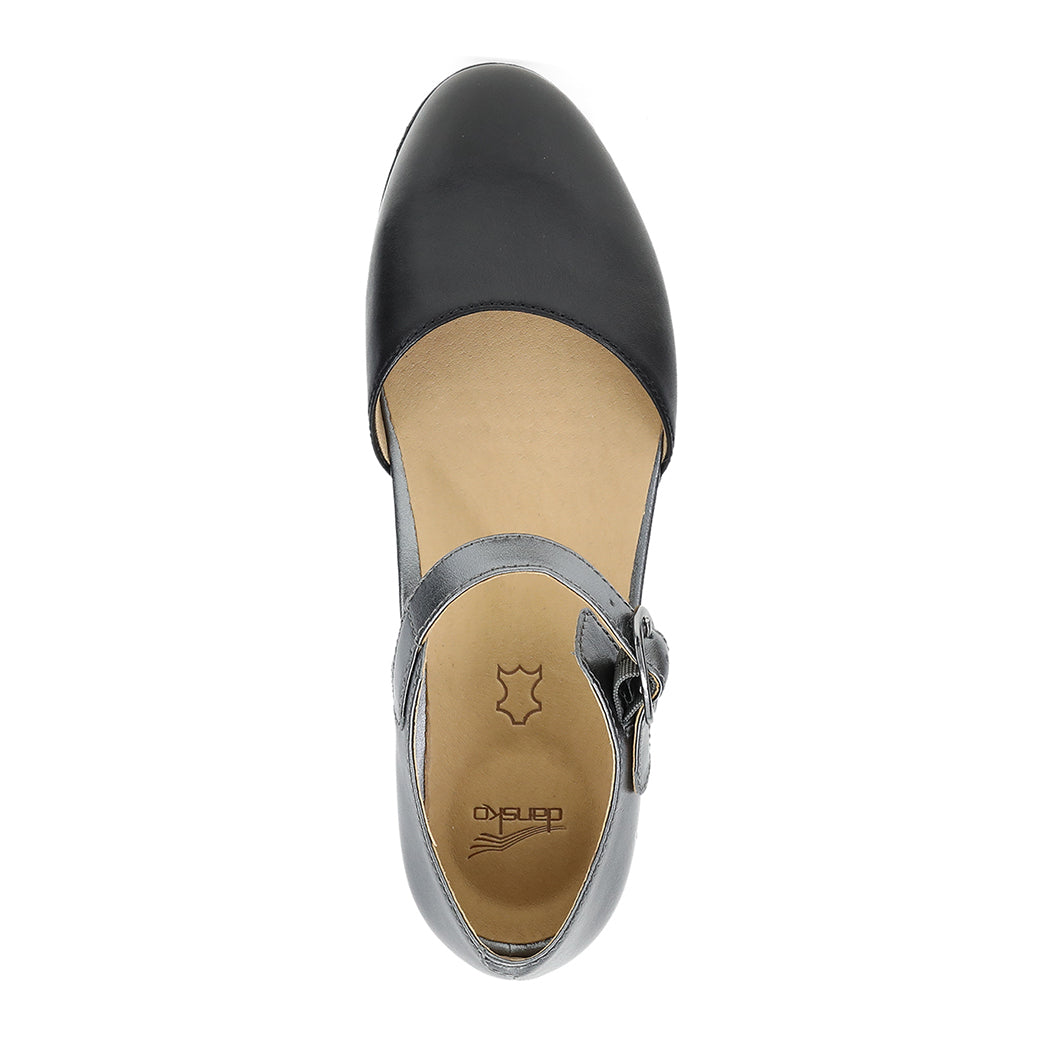 Womens Dansko Liv in Black/Pewter