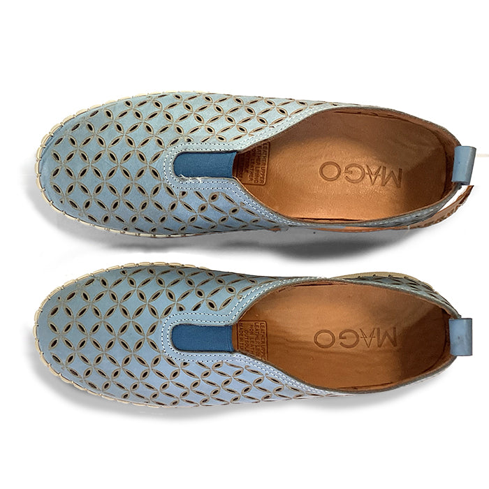 Womens Mago Rachel in Blue – Lucky Shoes