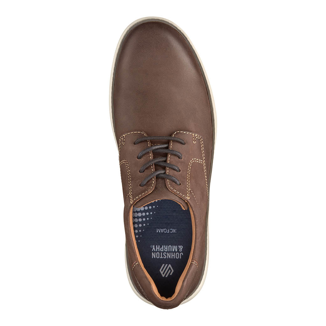 Johnston & Murphy Mcguffey 2 Plain Toe Oiled Brown