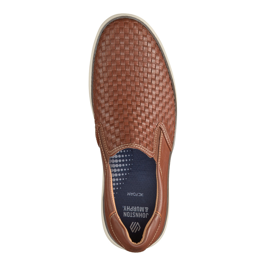 Johnston & Murphy Mcguffey 2 Slip-On Woven Tan