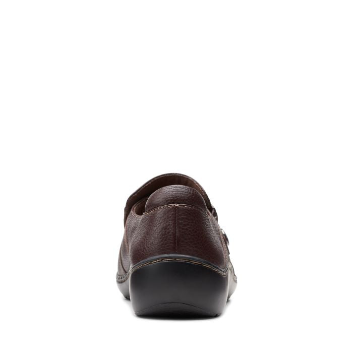 Womens Clarks Cora Poppy in Dark Brown – Lucky Shoes