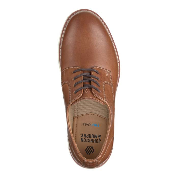 Johnston & Murphy Upton Plain Toe Tan