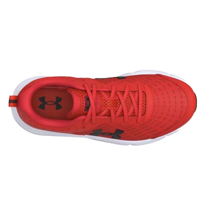 Under armour boys outlet shoes red