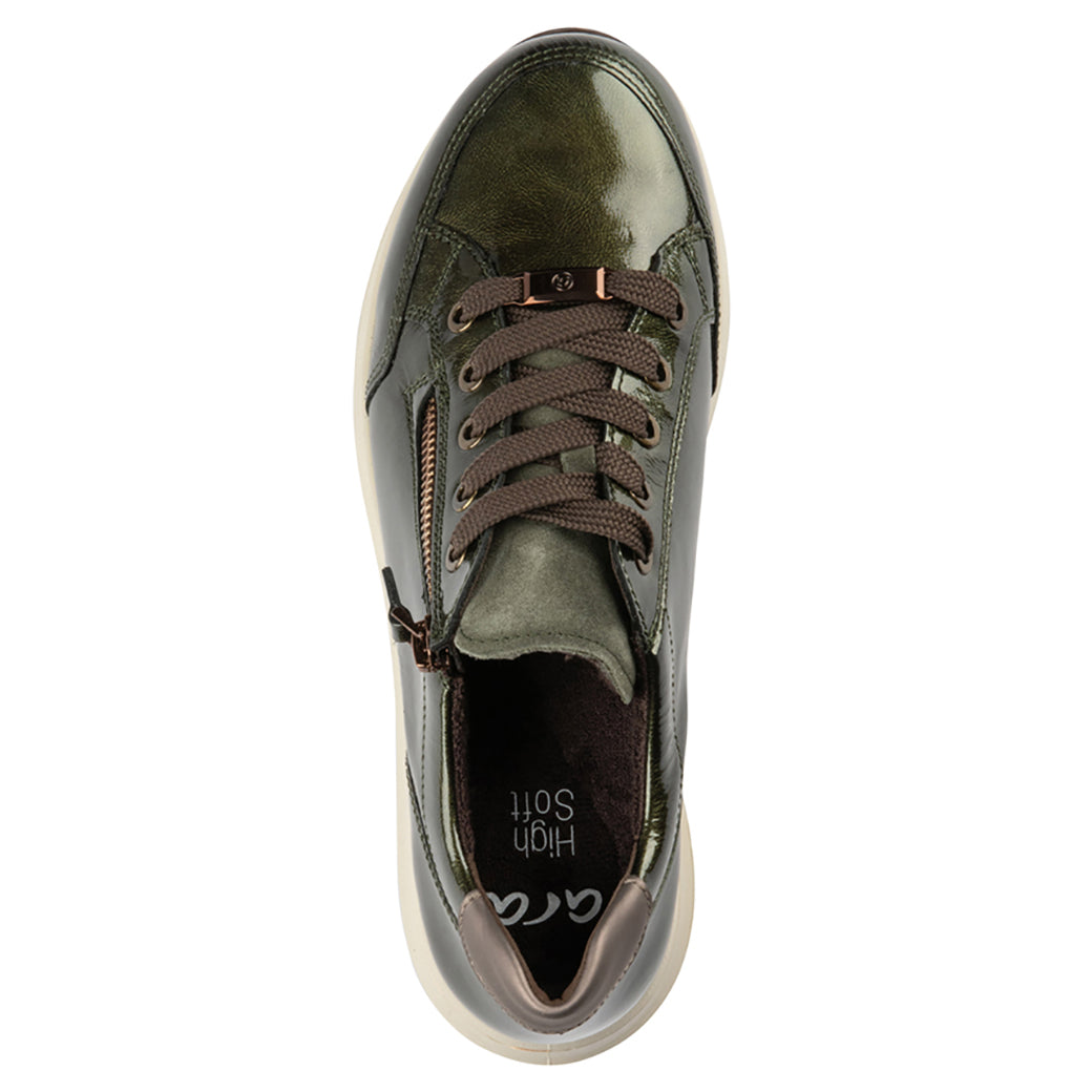 Womens Ara Rei in Forest – Lucky Shoes