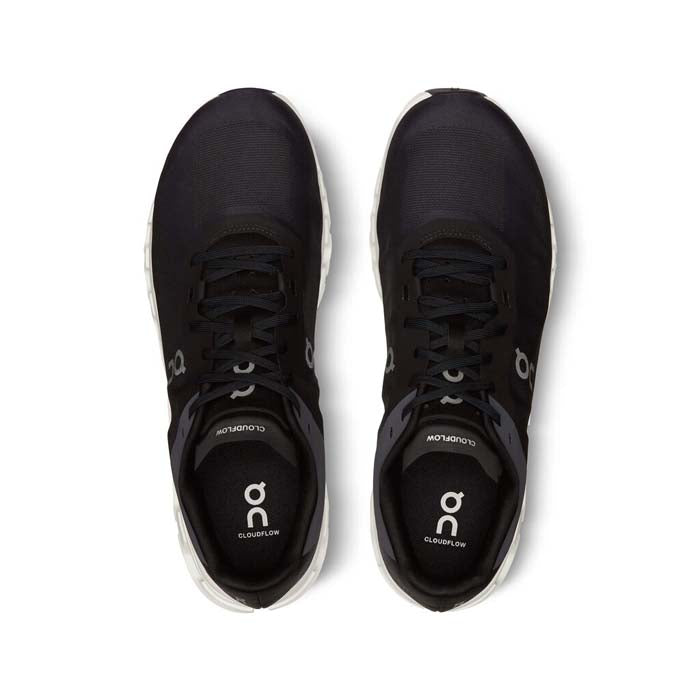 Mens On Running Cloudflow 4 in Black/White – Lucky Shoes