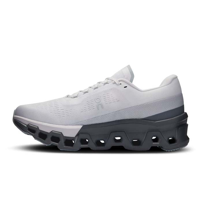 Mens On Running Cloudmonster 2 in Frost/Rock – Lucky Shoes