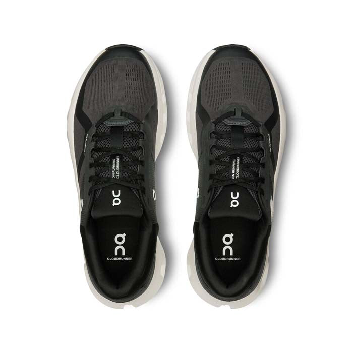 On Cloudrunner 2 Wide ブラック Mens On Running Cloudrunner 2 Wide in Eclipse/Black – Lucky Shoes