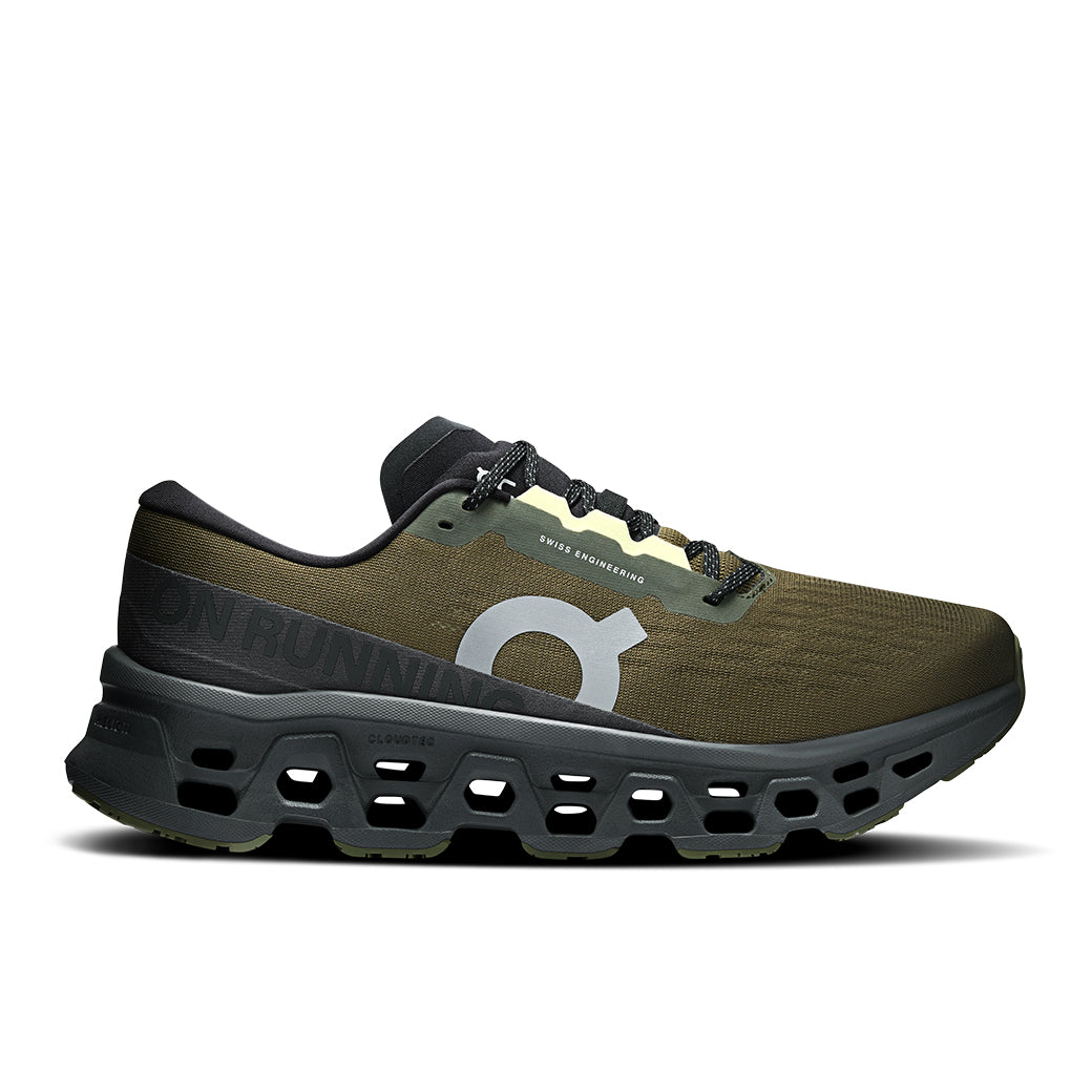 KENTA　【希少カラー】On Cloudmonster 3 Olive Mens On Running Cloudmonster 3 in Olive/Eclipse – Lucky Shoes