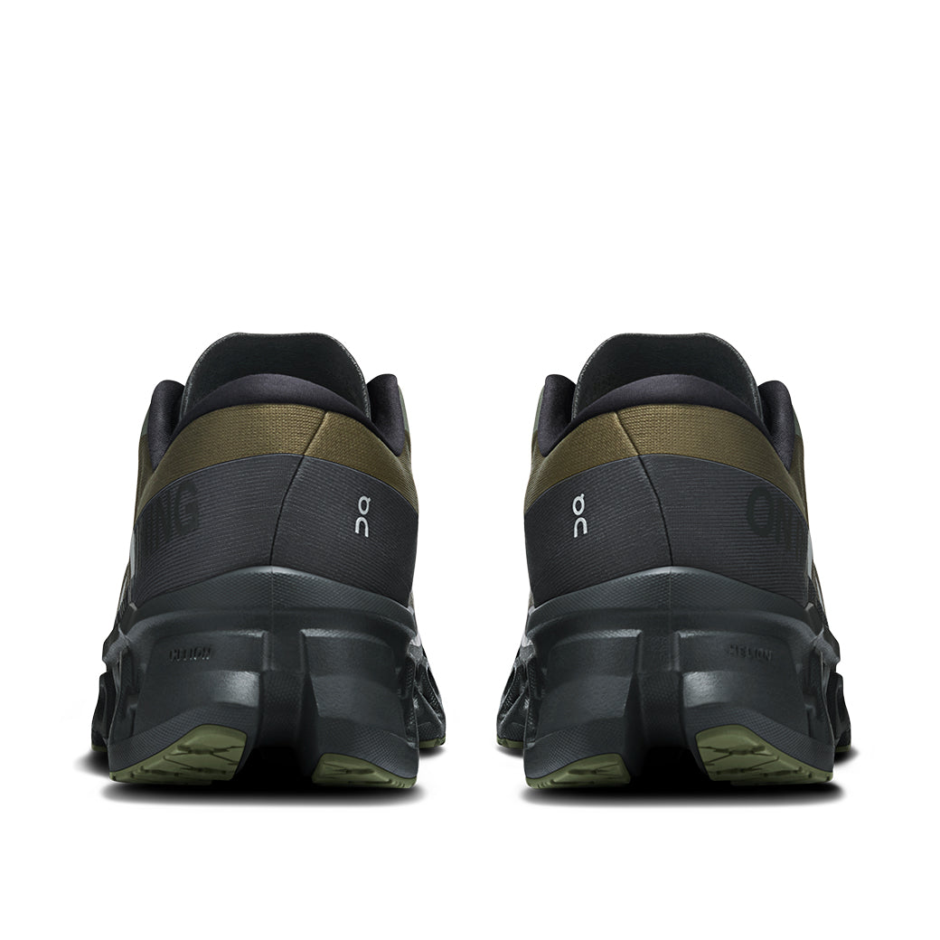 Mens On Running Cloudmonster 3 in Olive/Eclipse – Lucky Shoes