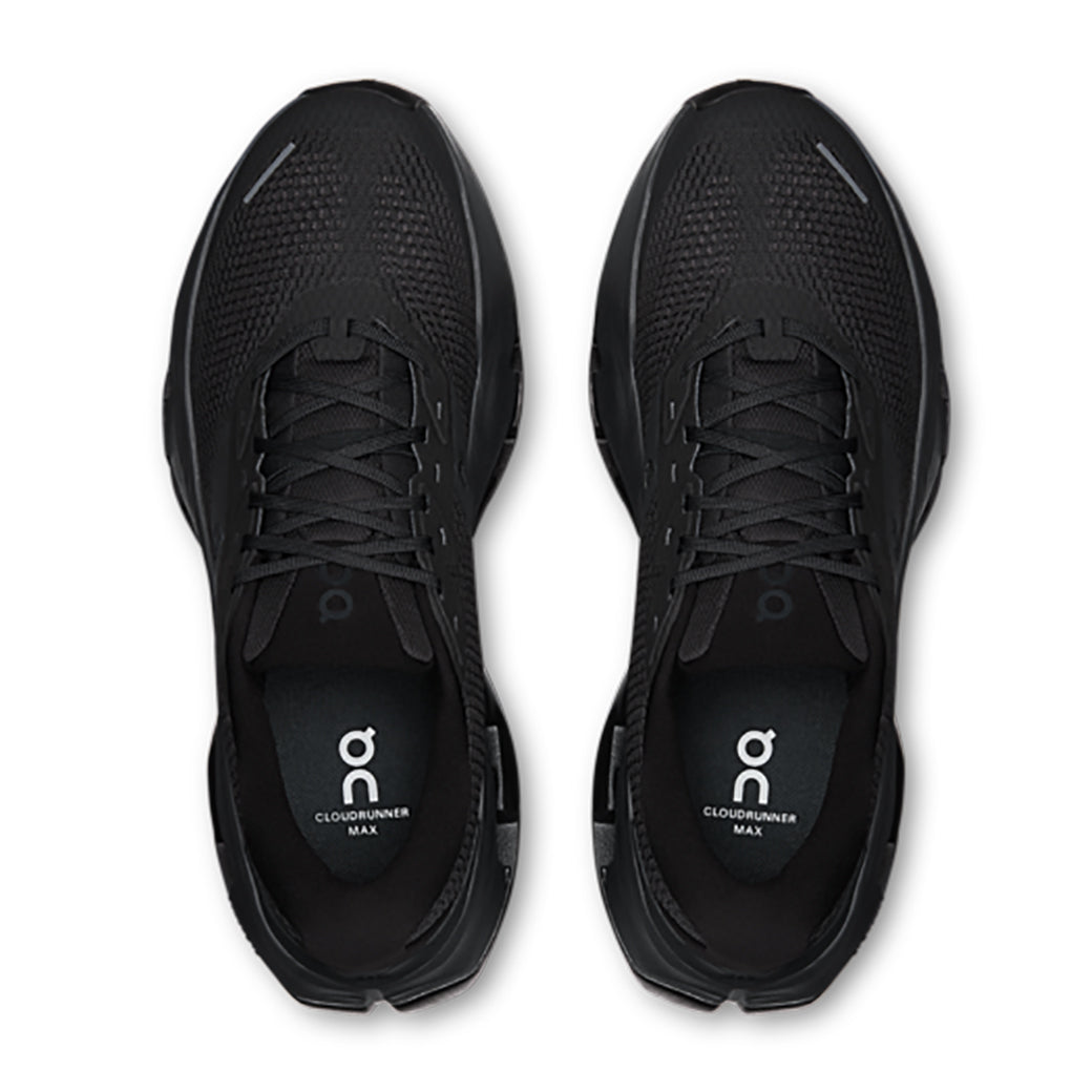 Mens On Running Cloudrunner 3 Max in Black/Black