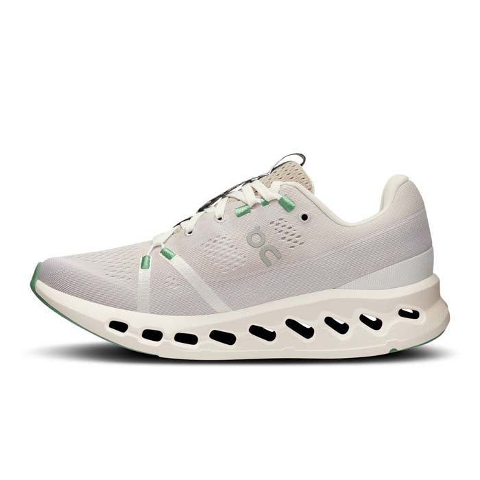 Womens On Running Cloudsurfer in Pearl/Ivory