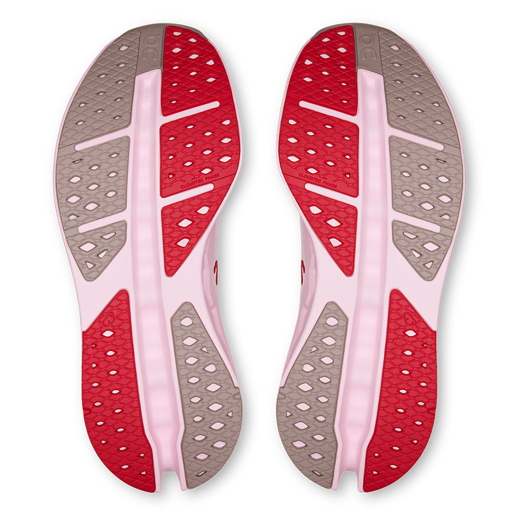 Womens On Running Cloudsurfer Max in Ivory/Peony