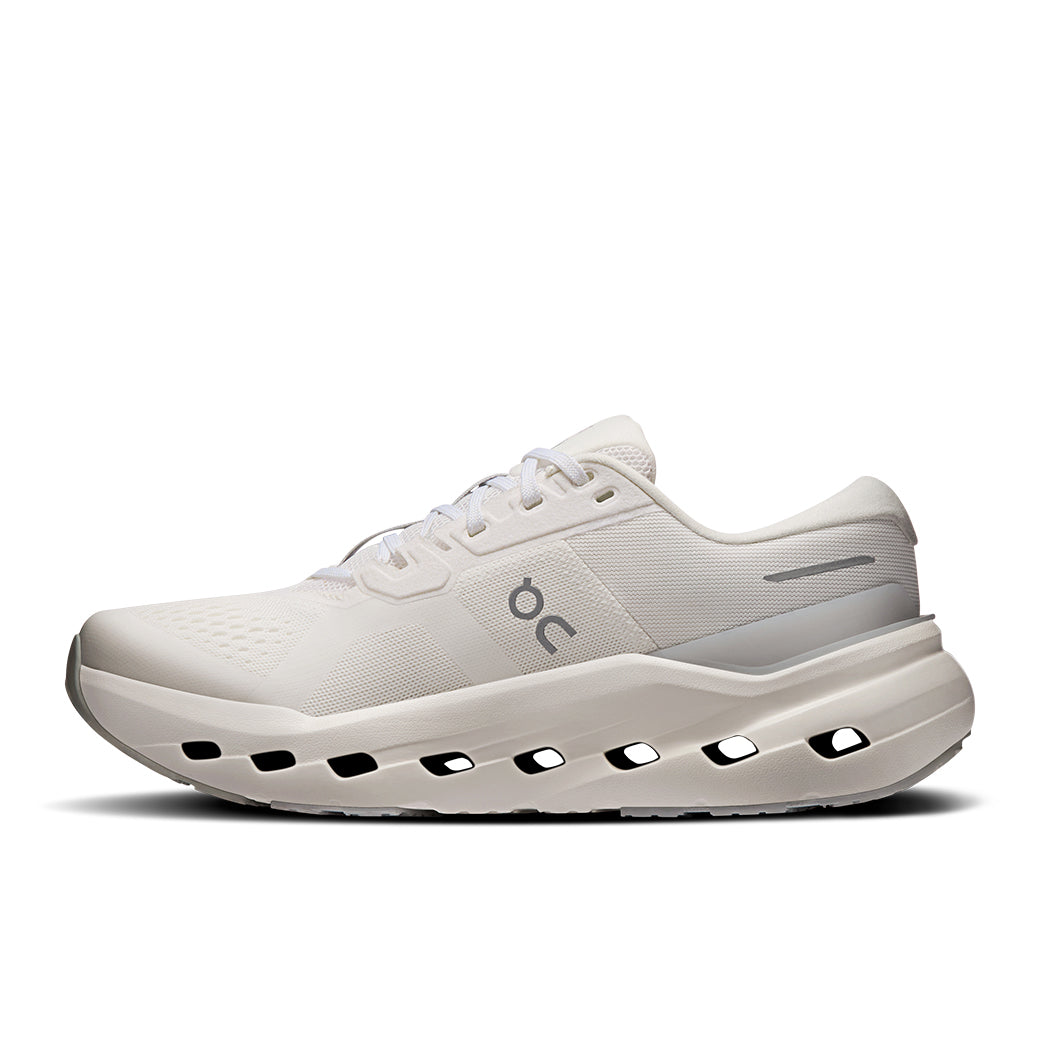 Womens On Running Cloudrunner 3 Wide in White/Ivory