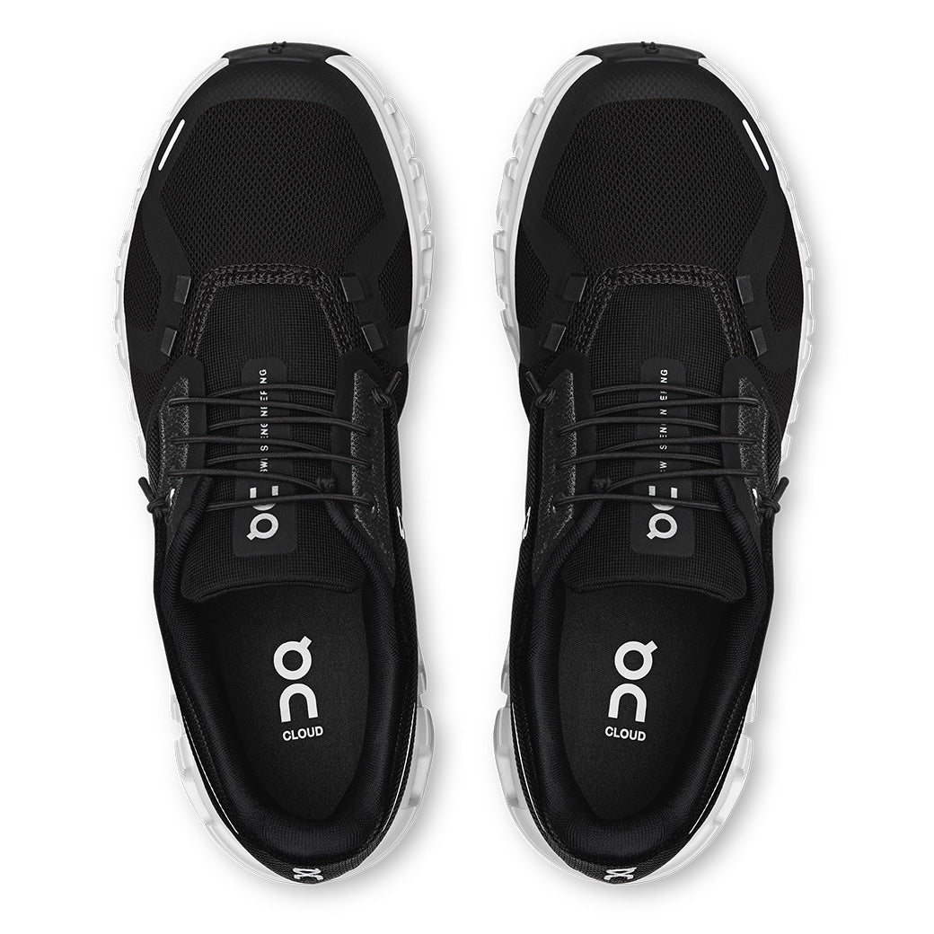 Mens On Running Cloud 6 Wide in Black/White – Lucky Shoes