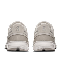 Womens On Running Cloud 6 Wide in Pearl/White