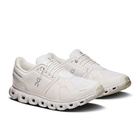 Womens On Running Cloud 6 Wide in White/White