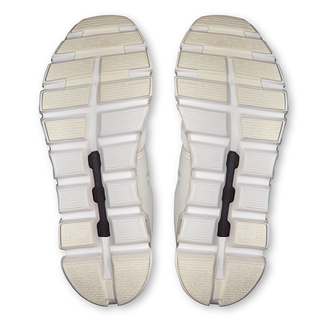 Womens On Running Cloud 6 Wide in White/White