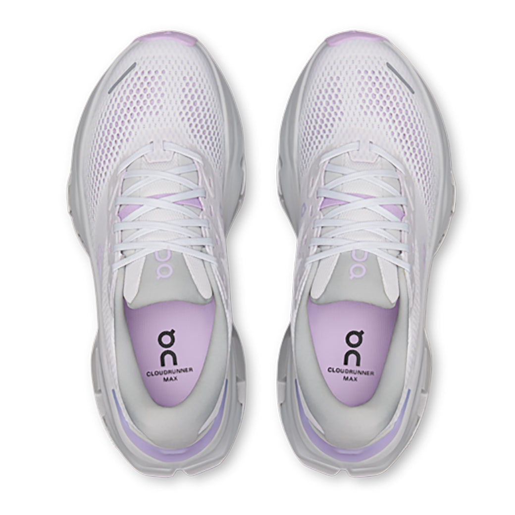 Womens On Running Cloudrunner 3 Max in Frost/Verbana
