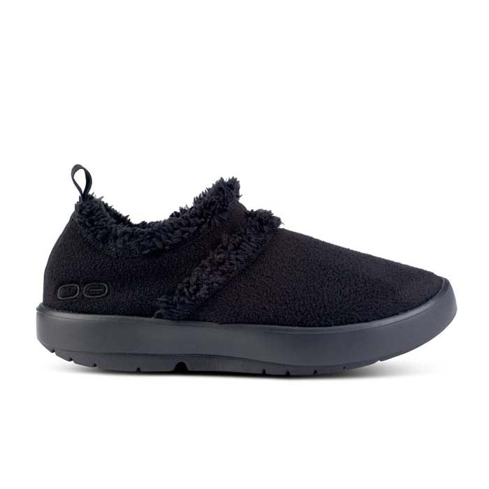 Womens Oofos Oocoozie Low in Black – Lucky Shoes