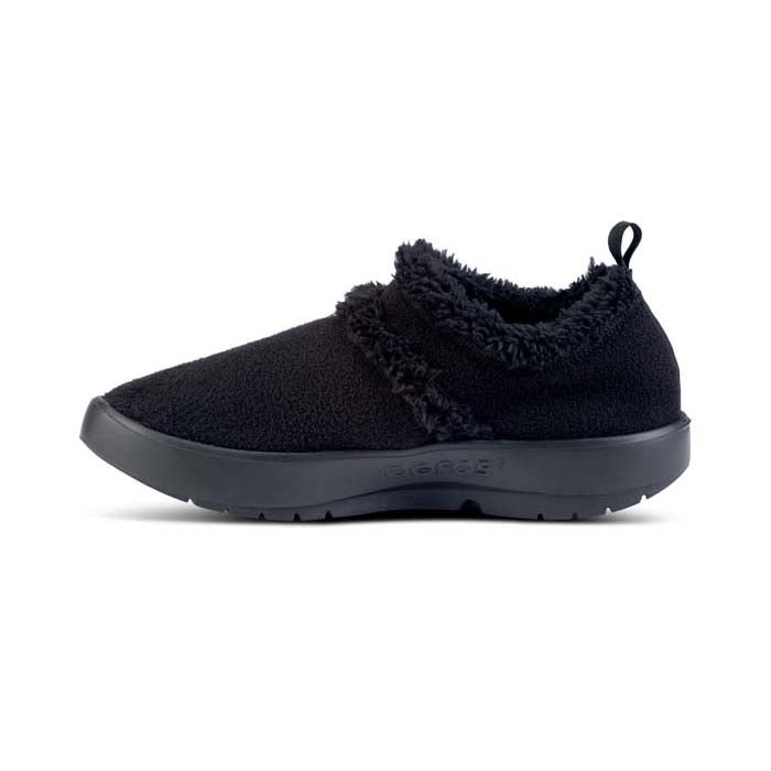 Womens Oofos Oocoozie Low in Black – Lucky Shoes