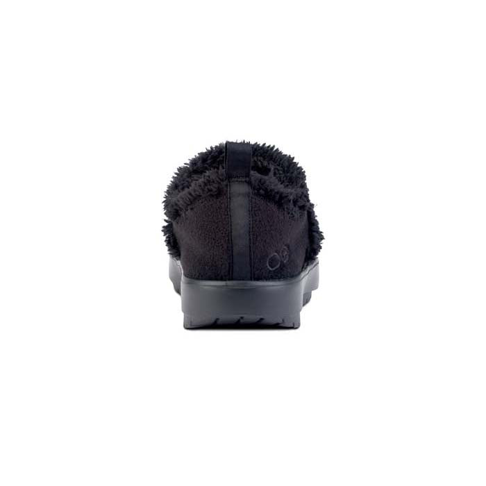 Womens Oofos Oocoozie Low in Black – Lucky Shoes