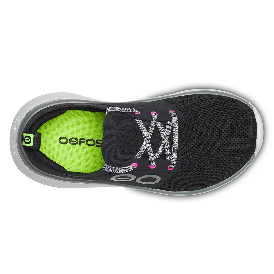 Oofos OOmy Stride White Black