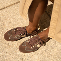 Womens Dansko Milana in Chocolate/Pewter