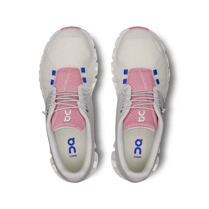 Womens On Running Cloud 5 Push in Ivory/Blossom – Lucky Shoes