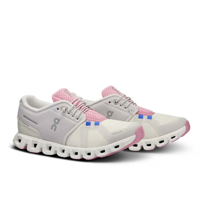 Womens On Running Cloud 5 Push in Ivory/Blossom