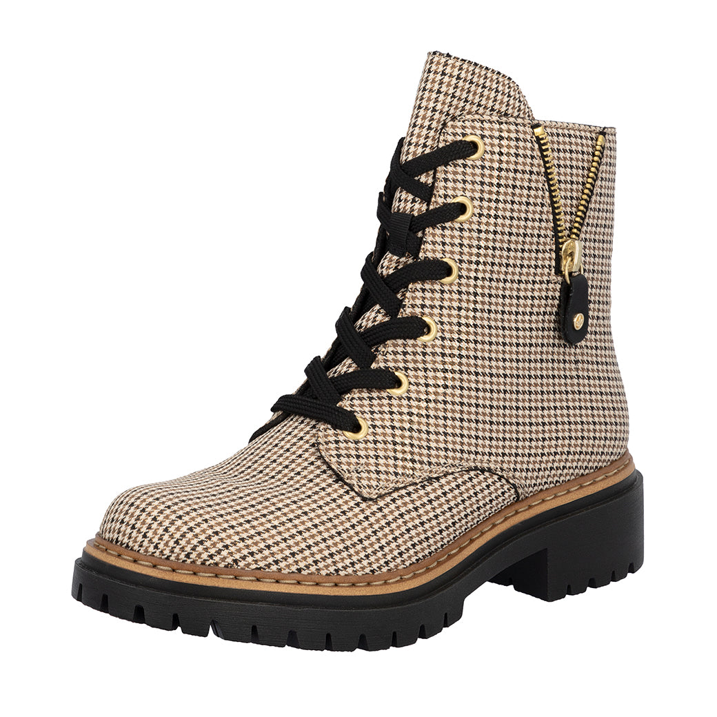 Rieker Pearl 17 Beige/Schwarz