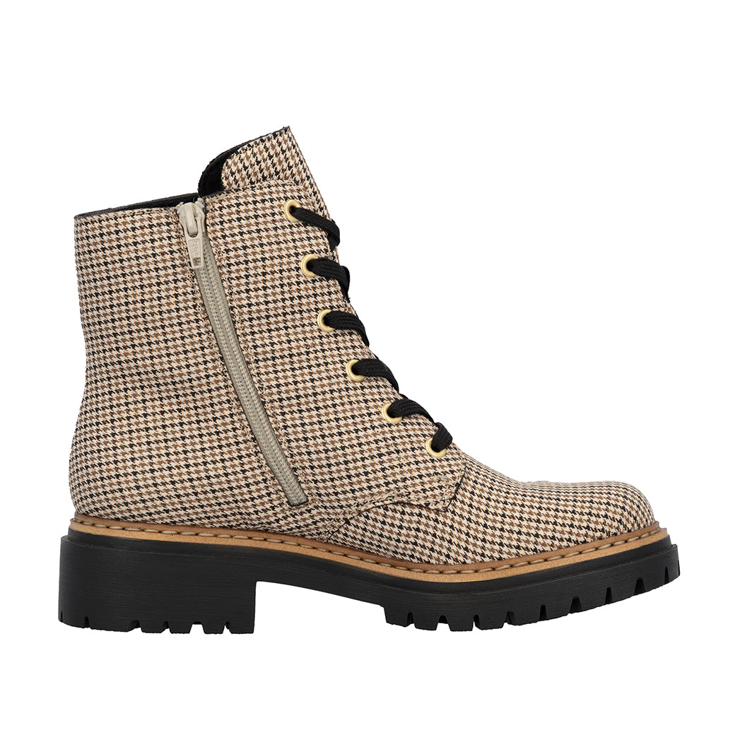 Rieker Pearl 17 Beige/Schwarz