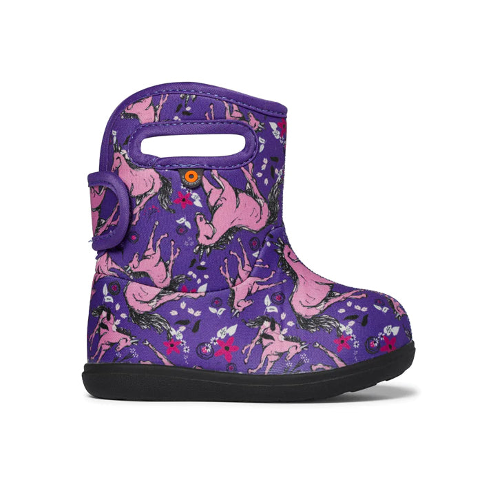 Infant Girl Bogs Baby Bogs II Unicorn Awesome in Violet Multi